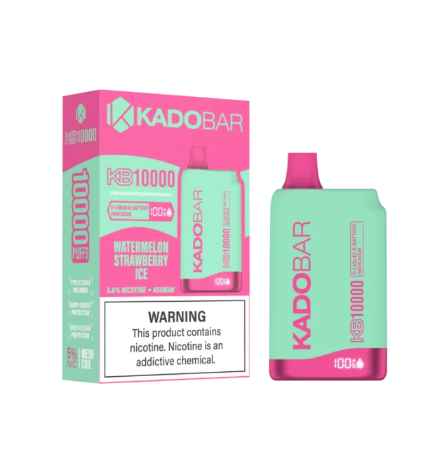 Watermelon Strawberry Ice Kado Bar KB10000 Puff Disposable